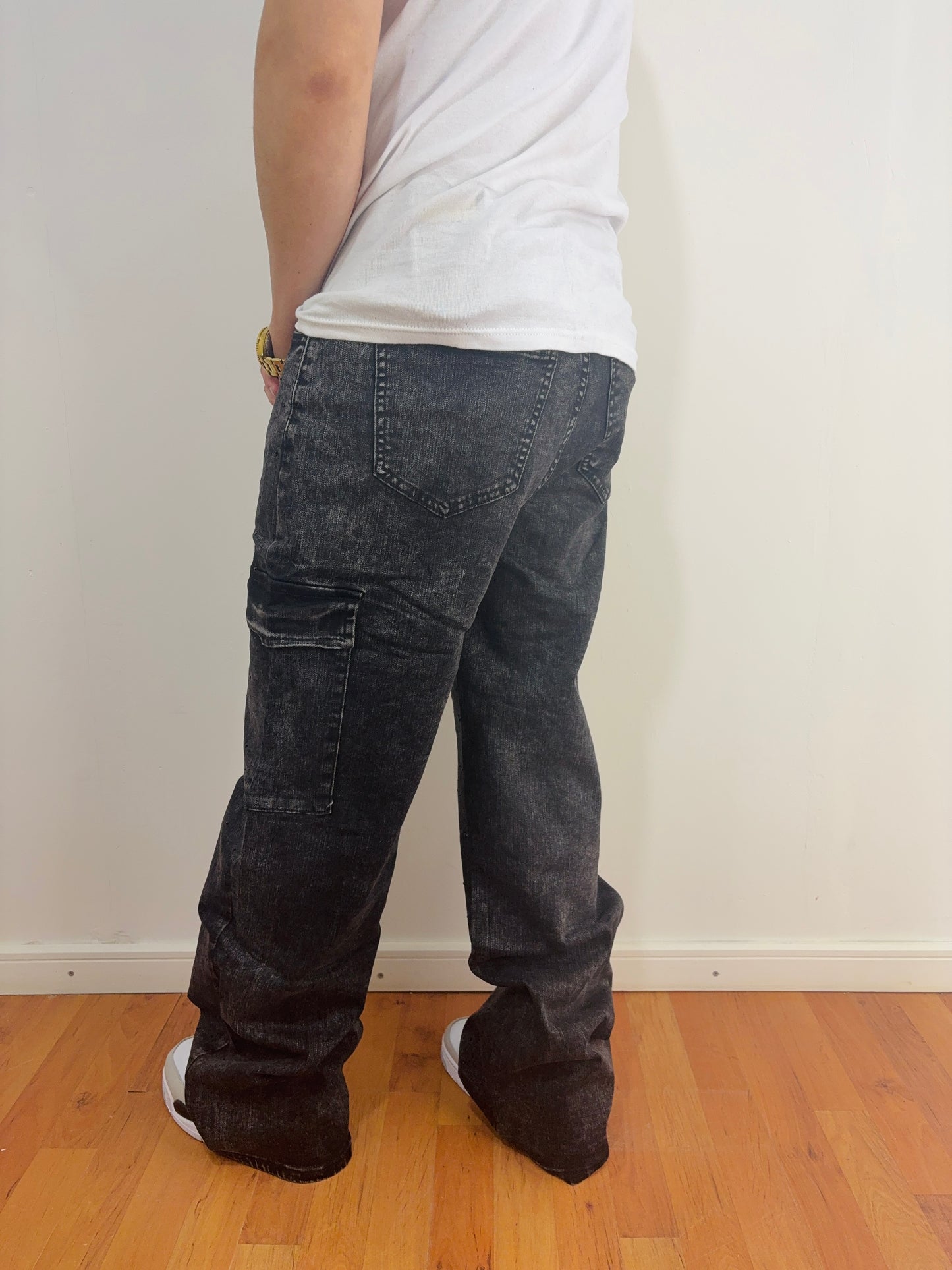 Cargo Diamond Black (Baggy Fit)