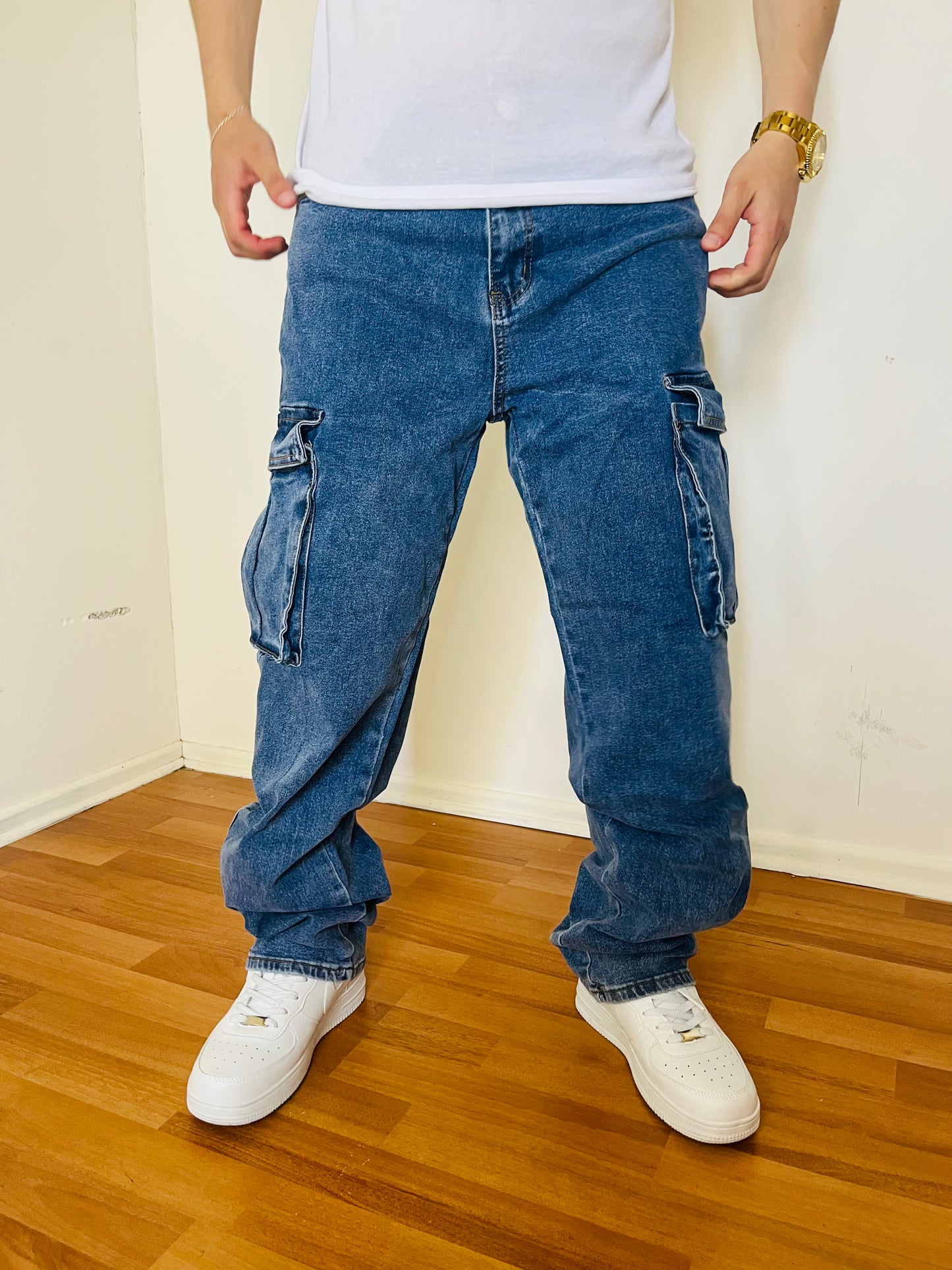 Jeans Cargo Malaga (elasticado)