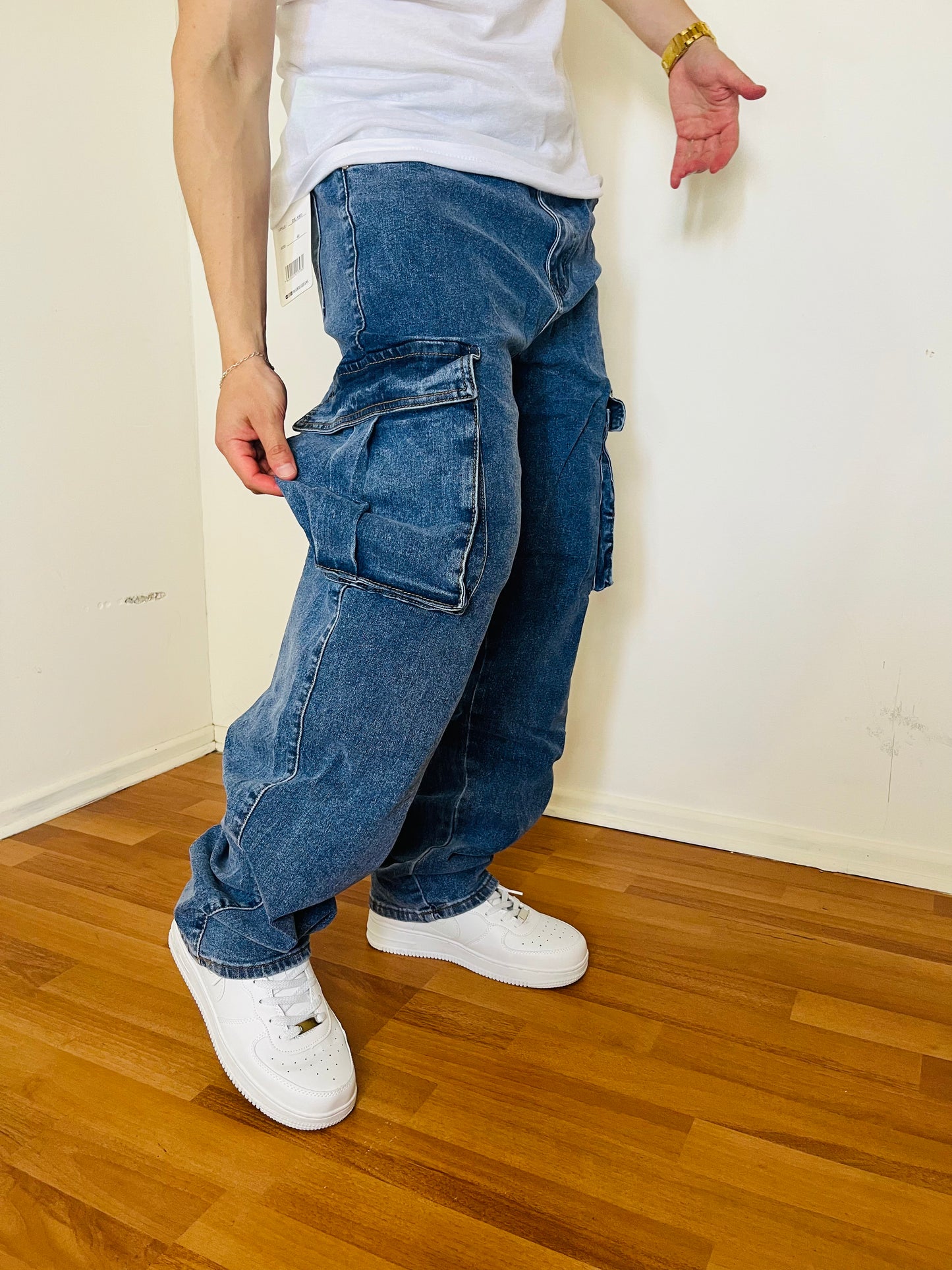 Jeans Cargo Malaga (elasticado)