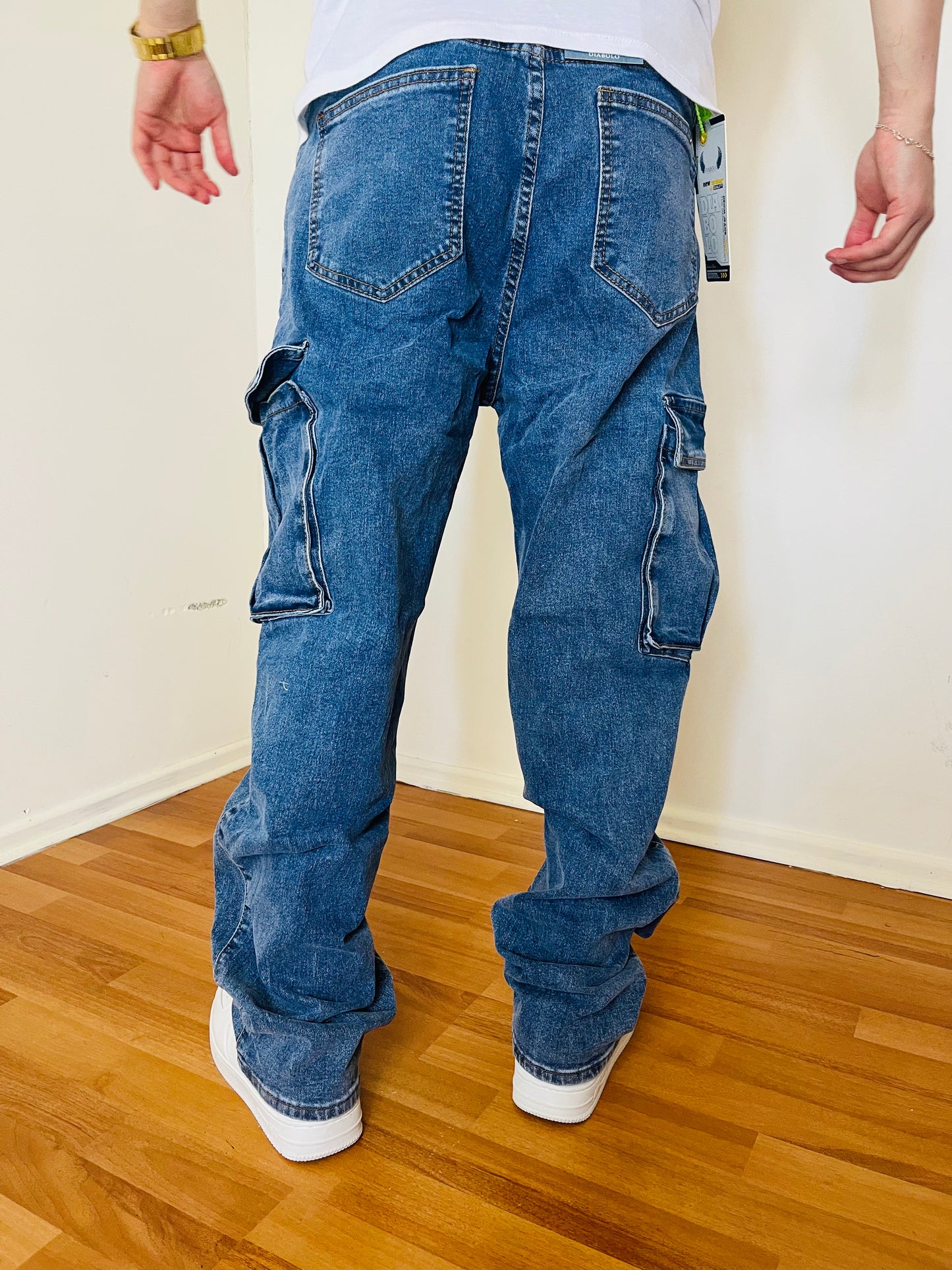 Jeans Cargo Malaga (elasticado)