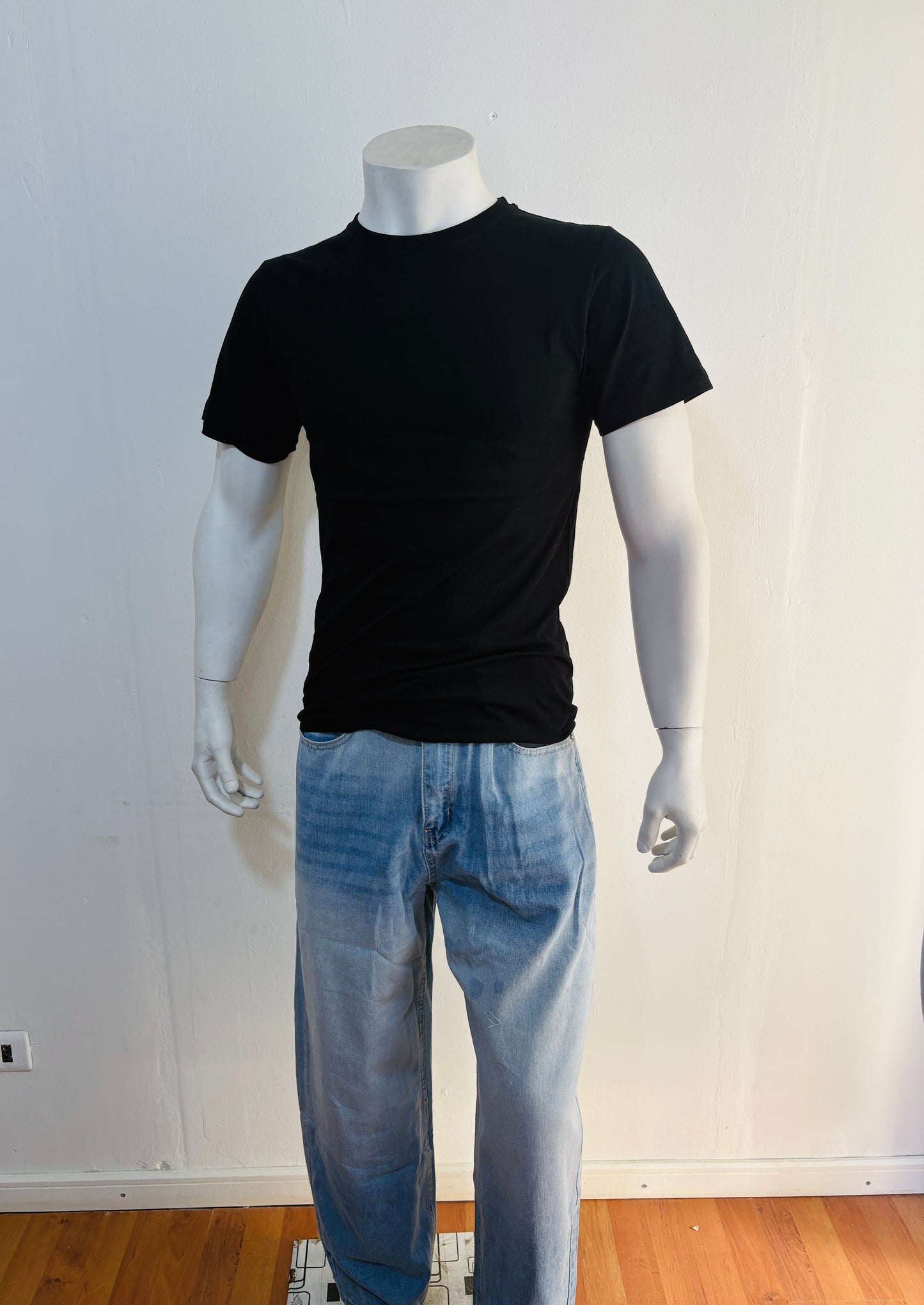 Polera Black Slim Fit (Calce perfecto estilo zara)