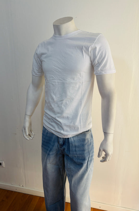 Polera White Slim Fit | Calce Perfecto Estilo Premium