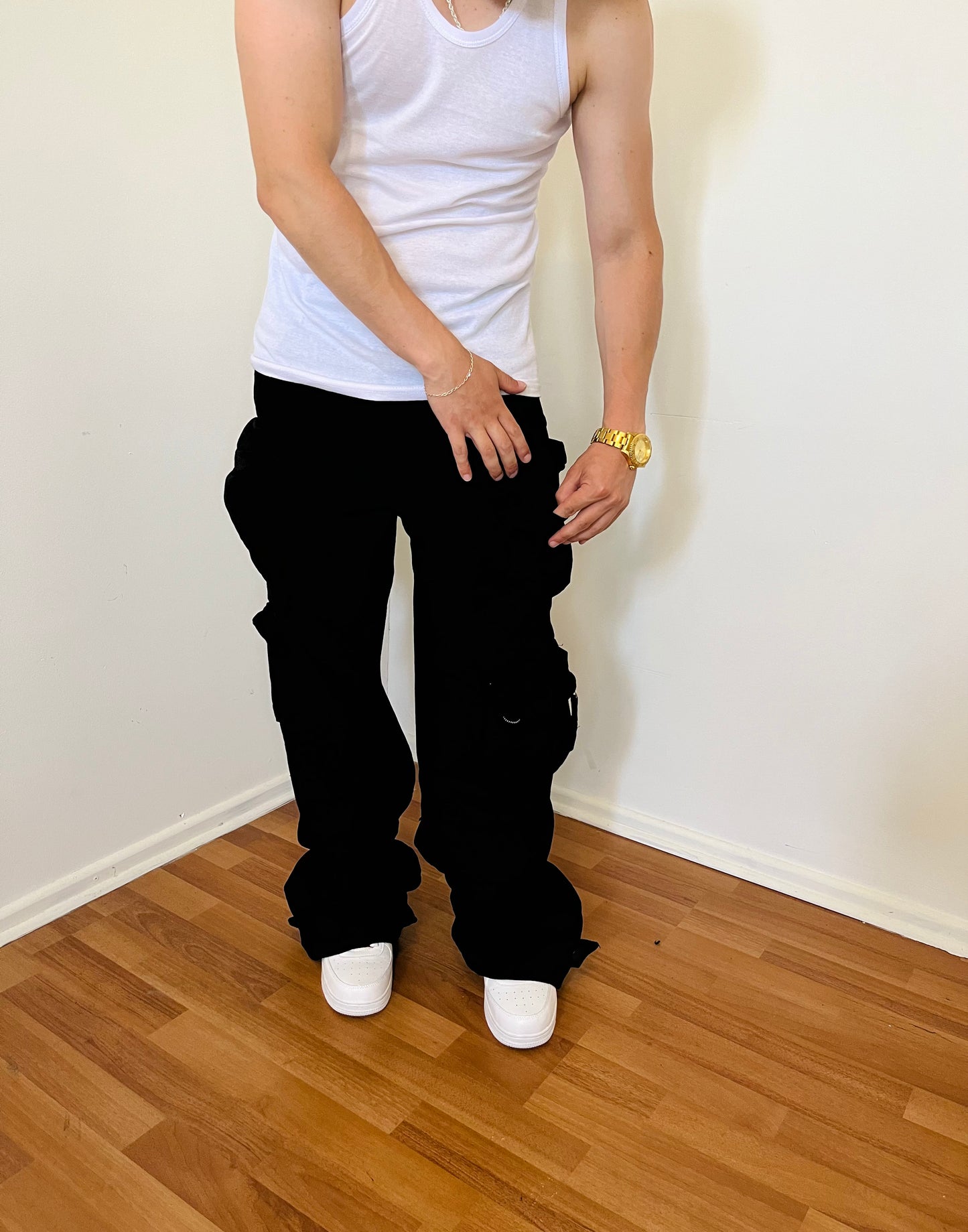 Jeans Cargo Noche (Baggy Fit)
