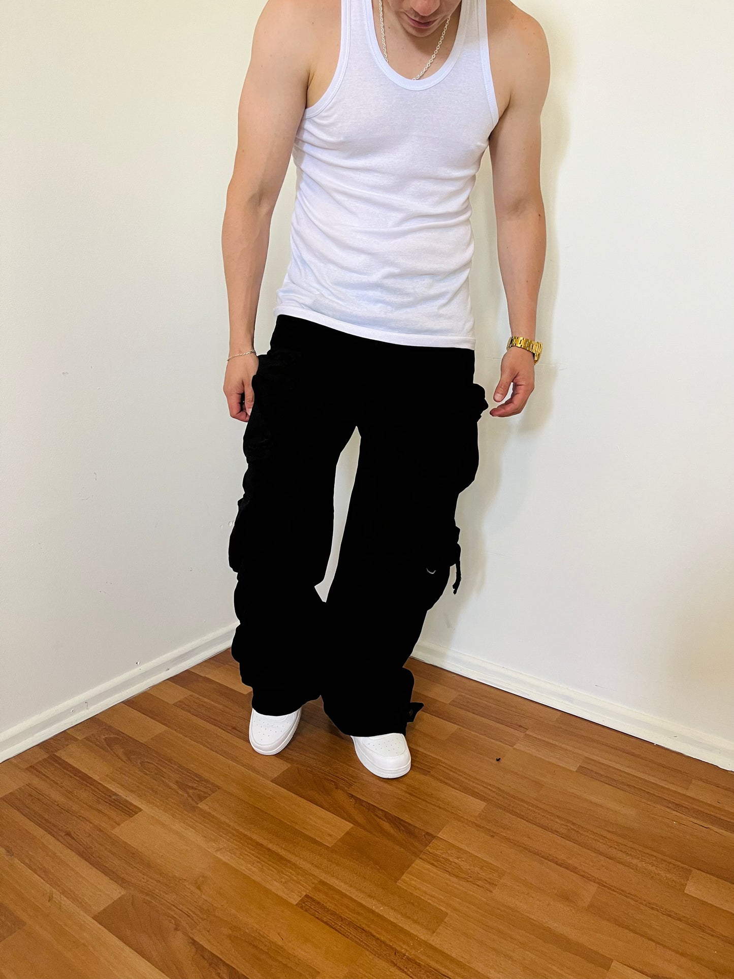 Jeans Cargo Noche (Baggy Fit)