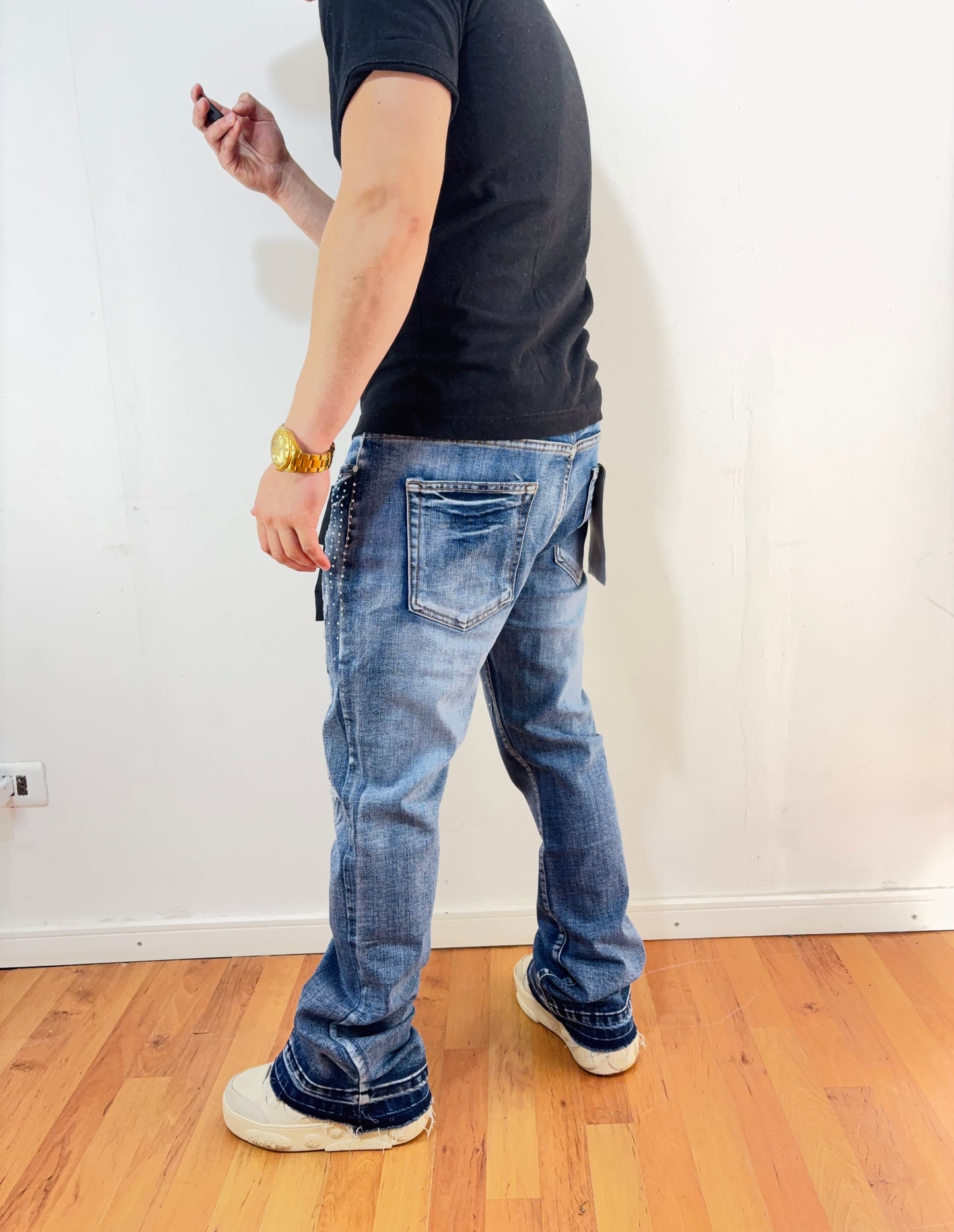 Jeans Flare Blue Sun