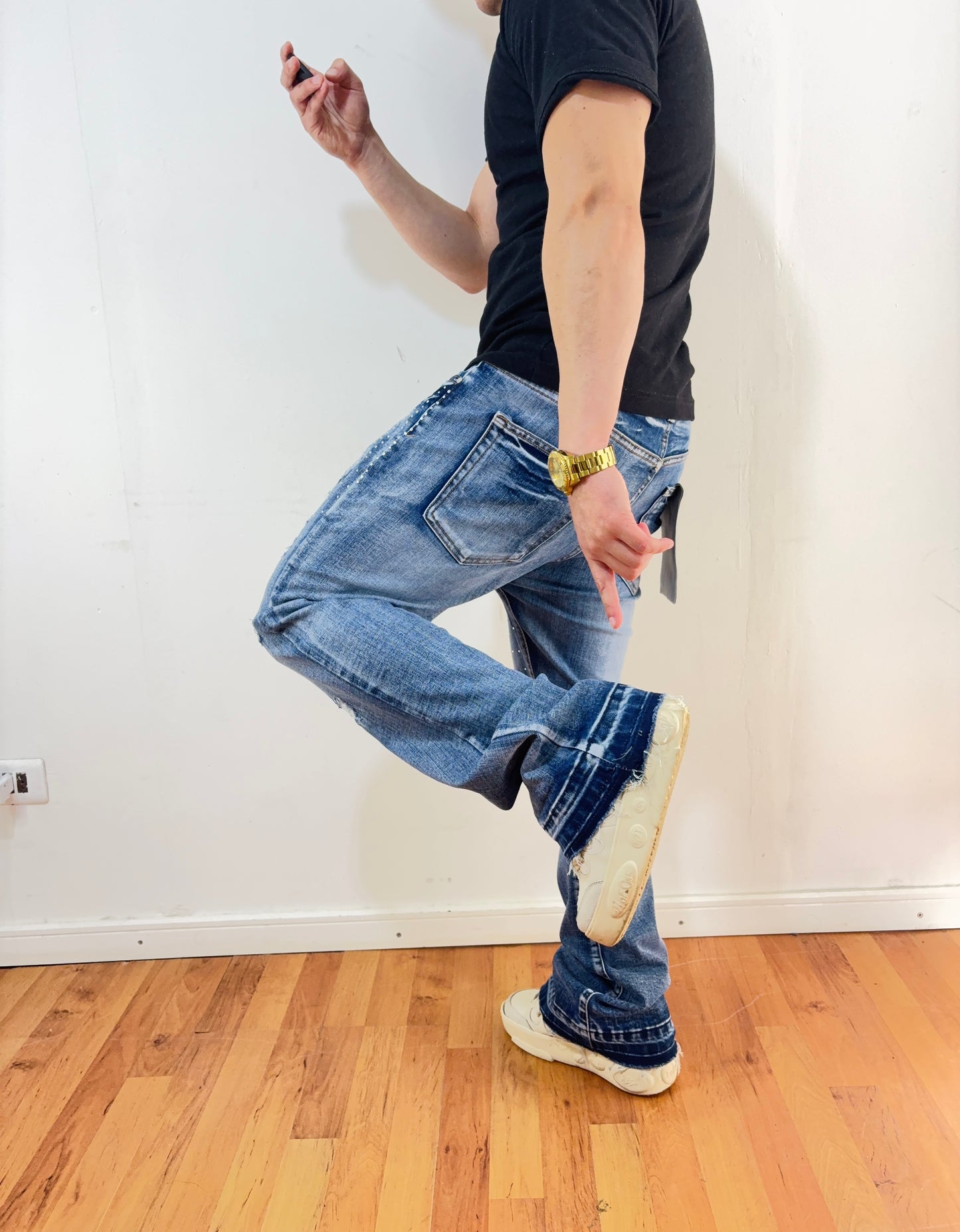 Jeans Flare Blue Sun