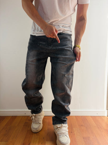 Jeans tokio Brillo (Loose fit elasticado)
