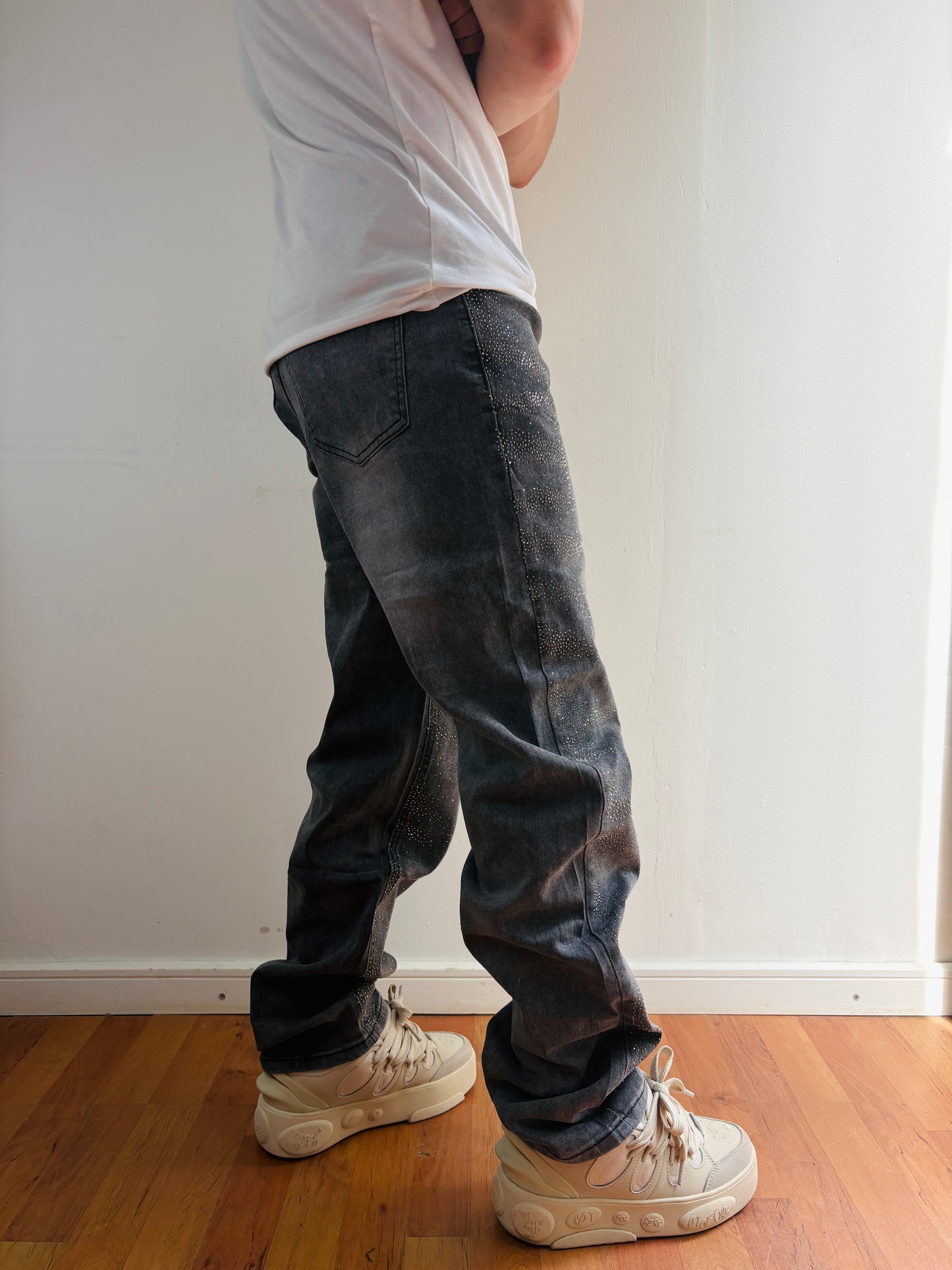 Jeans tokio Brillo (Loose fit elasticado)