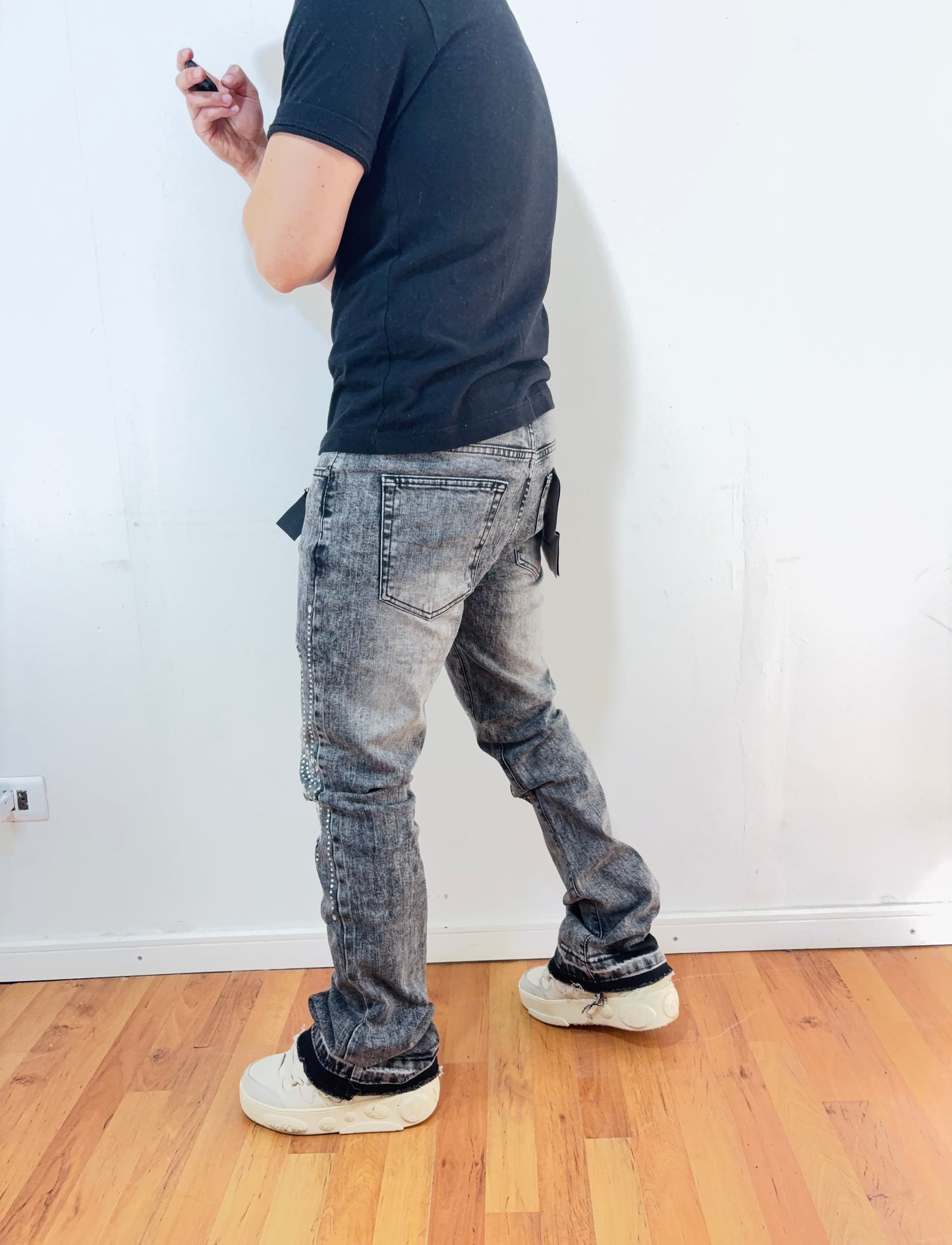 Jeans Flare Gray Sun