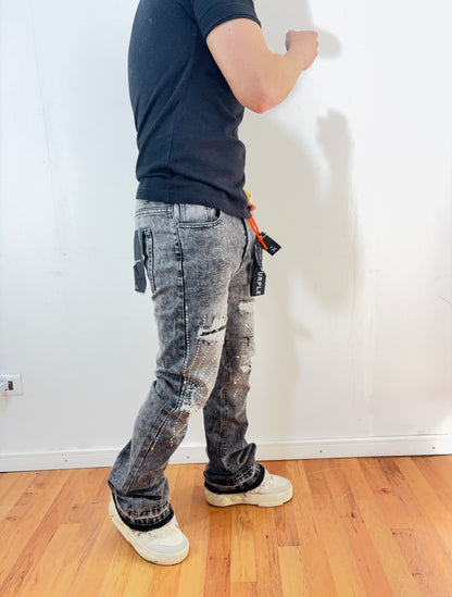 Jeans Flare Gray Sun