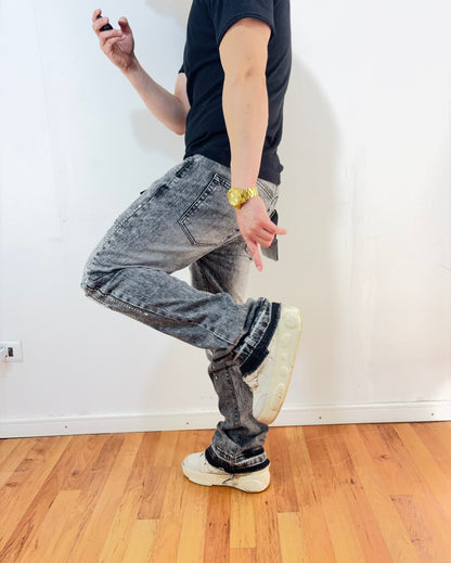 Jeans Flare Gray Sun