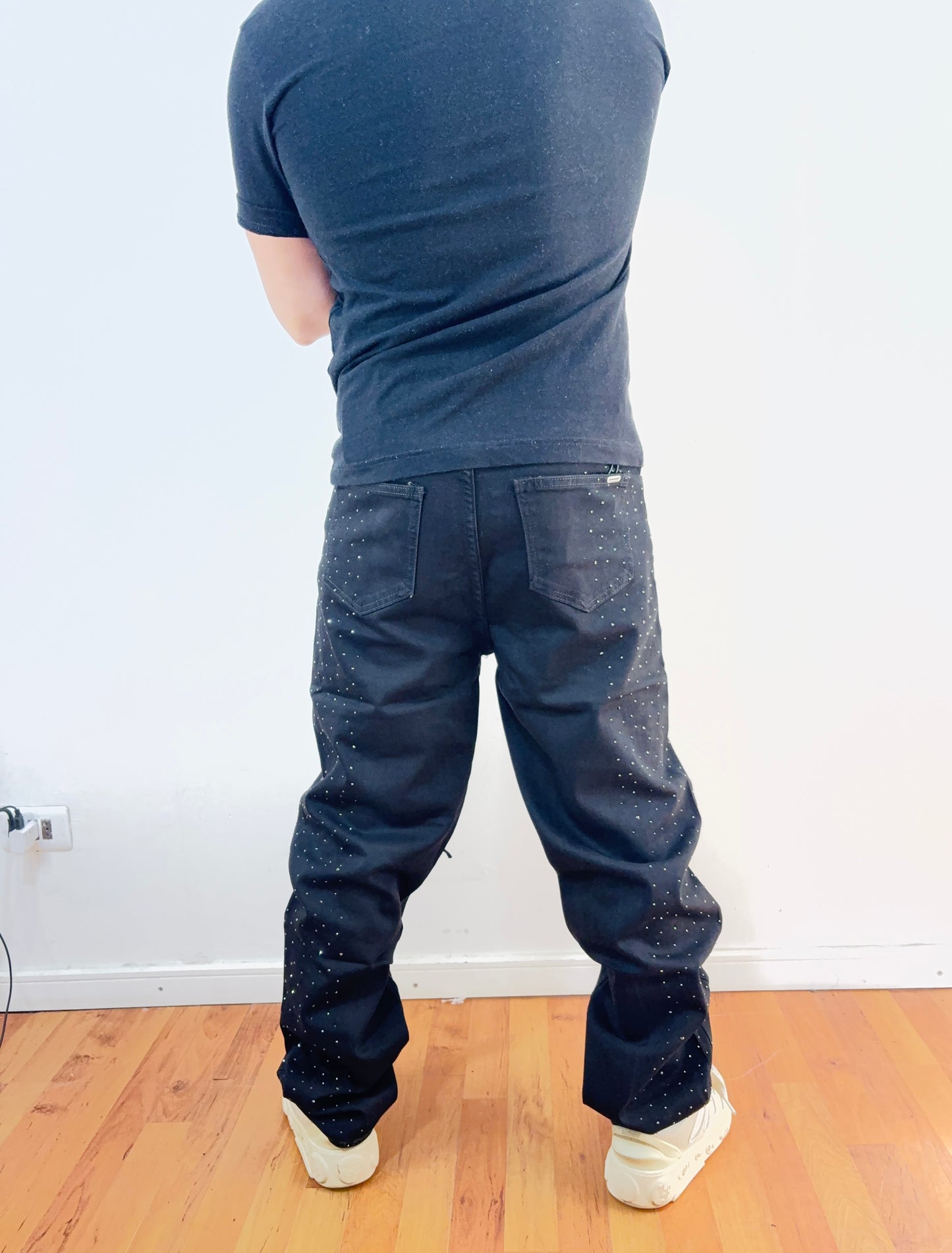 Jeans Black Diamond Destroyed (elasticado)