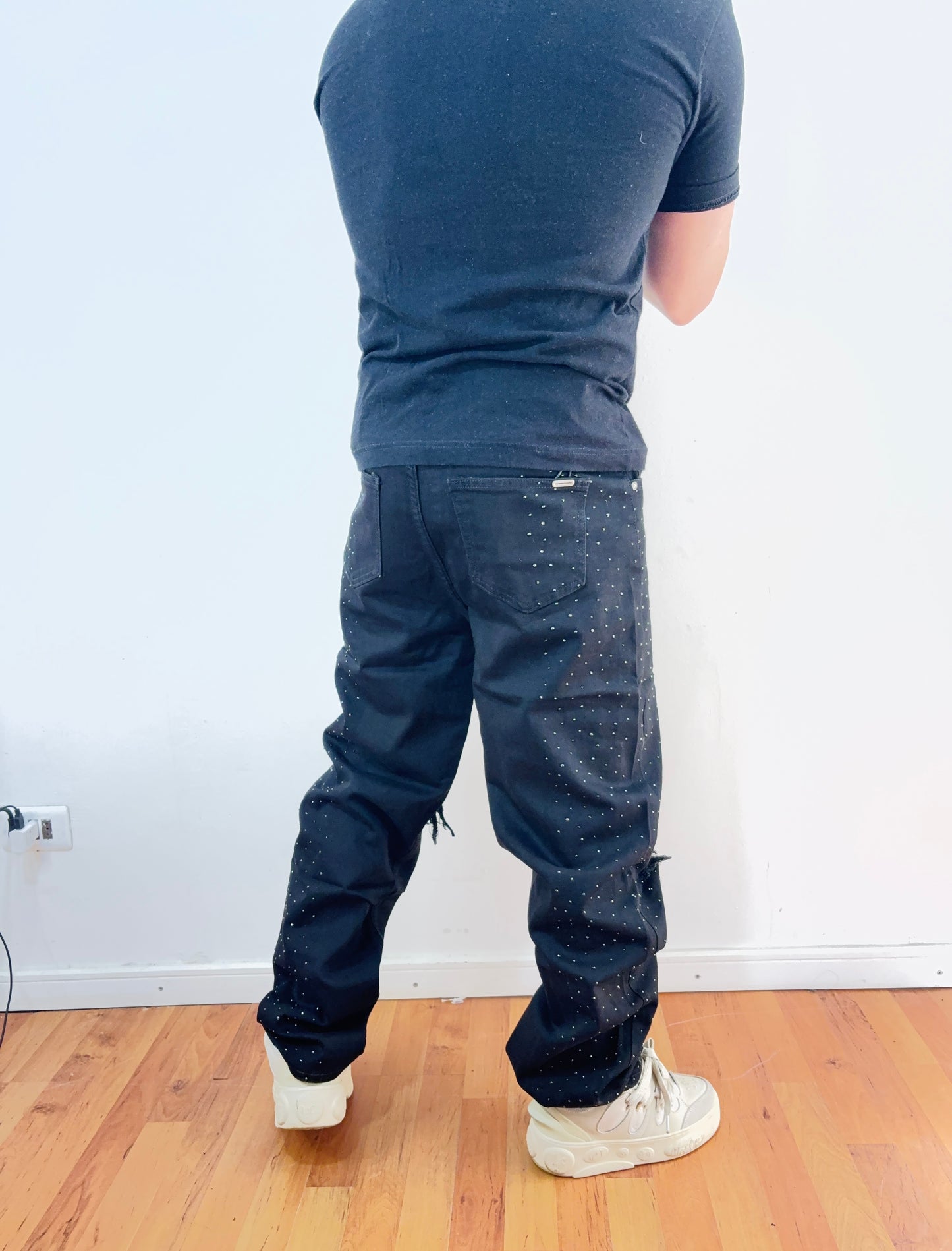 Jeans Black Diamond Destroyed (elasticado)