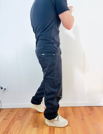 Jeans Black Diamond Destroyed (elasticado)