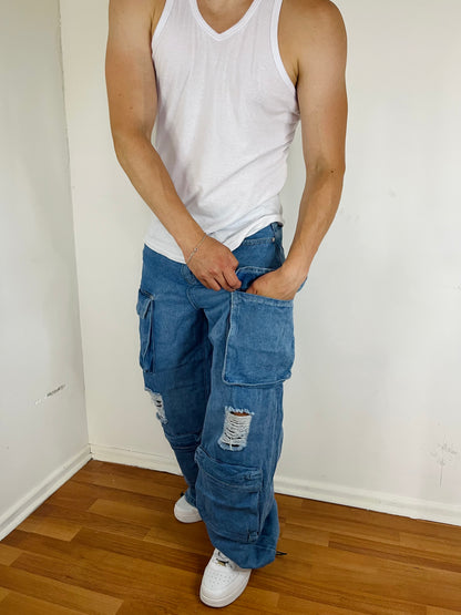 Jeans Cargo Gremio (Baggy Fit)