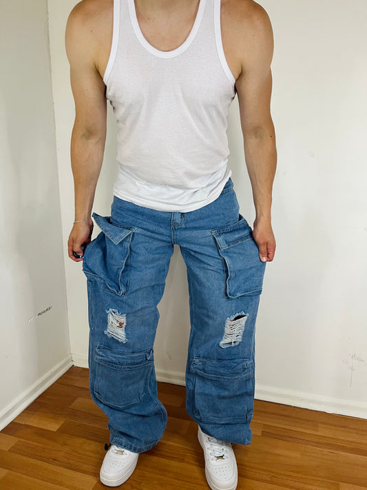 Jeans Cargo Gremio (Baggy Fit)