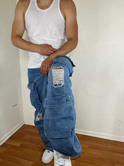 Jeans Cargo Gremio (Baggy Fit)