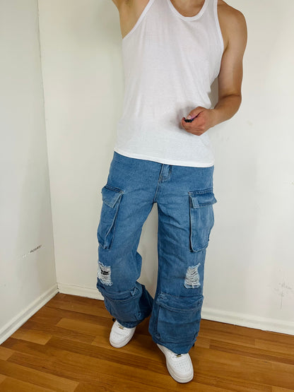 Jeans Cargo Gremio (Baggy Fit)