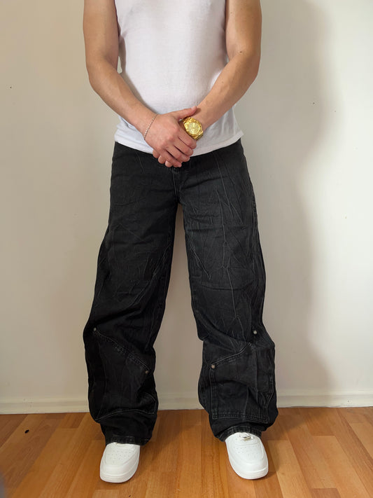 Cargo Rayo Black (Baggy Fit)