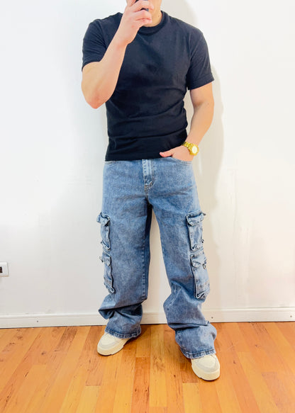 Jeans Cargo Amsterdam (Elasticado)