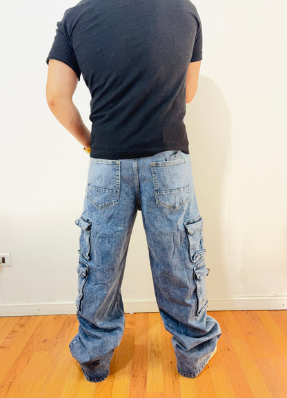 Jeans Cargo Amsterdam (Elasticado)
