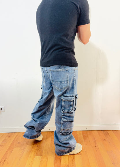 Jeans Cargo Amsterdam (Elasticado)