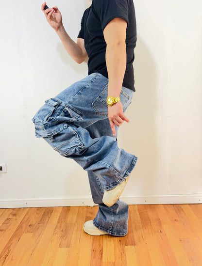 Jeans Cargo Amsterdam (Elasticado)