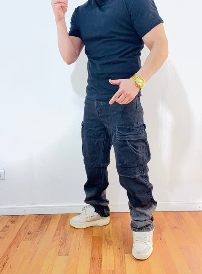 Jeans cargo Degrade