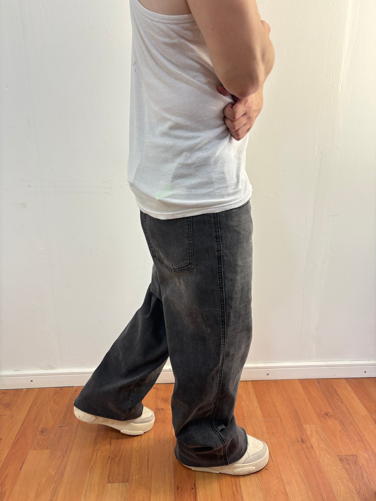 Pantalon Liso two (Baggy Fit elasticado)