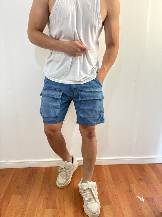 Short Cargo Blue
