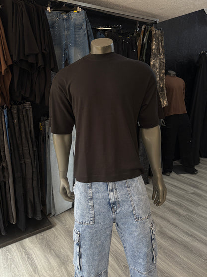 Polera Oversize Negra Alto gramaje (280 Gr.)