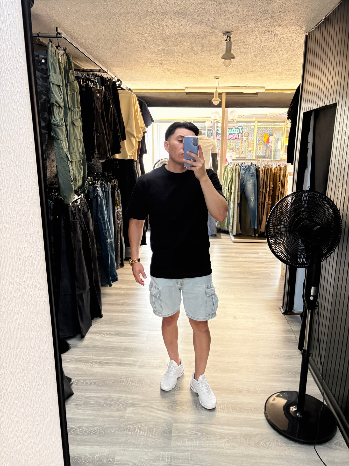 Polera Black Loose Fit 100% algodón de 280gr