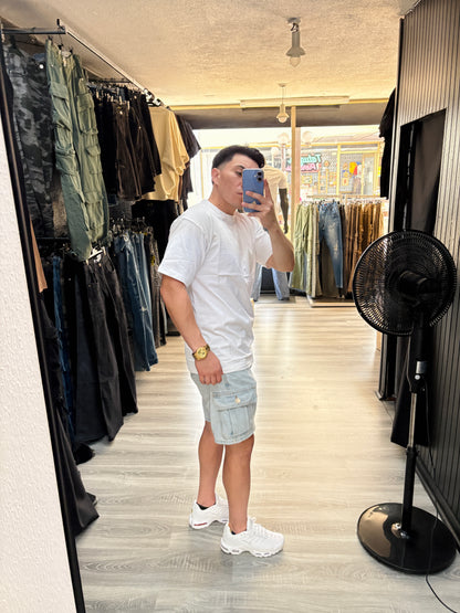 Polera White Loose Fit 100% algodón de 280gr