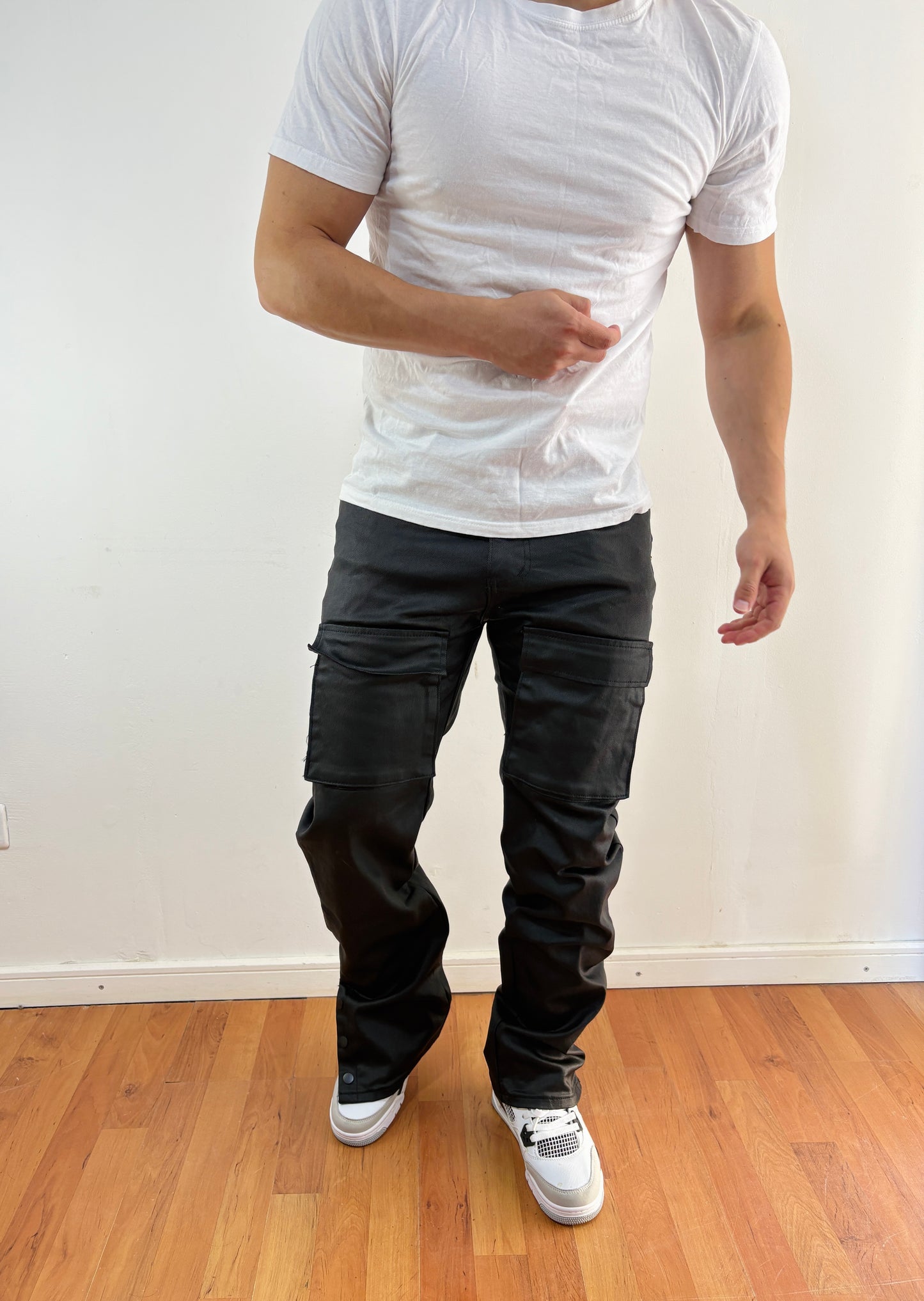 aaJeans Cuerina Black (FLARE)