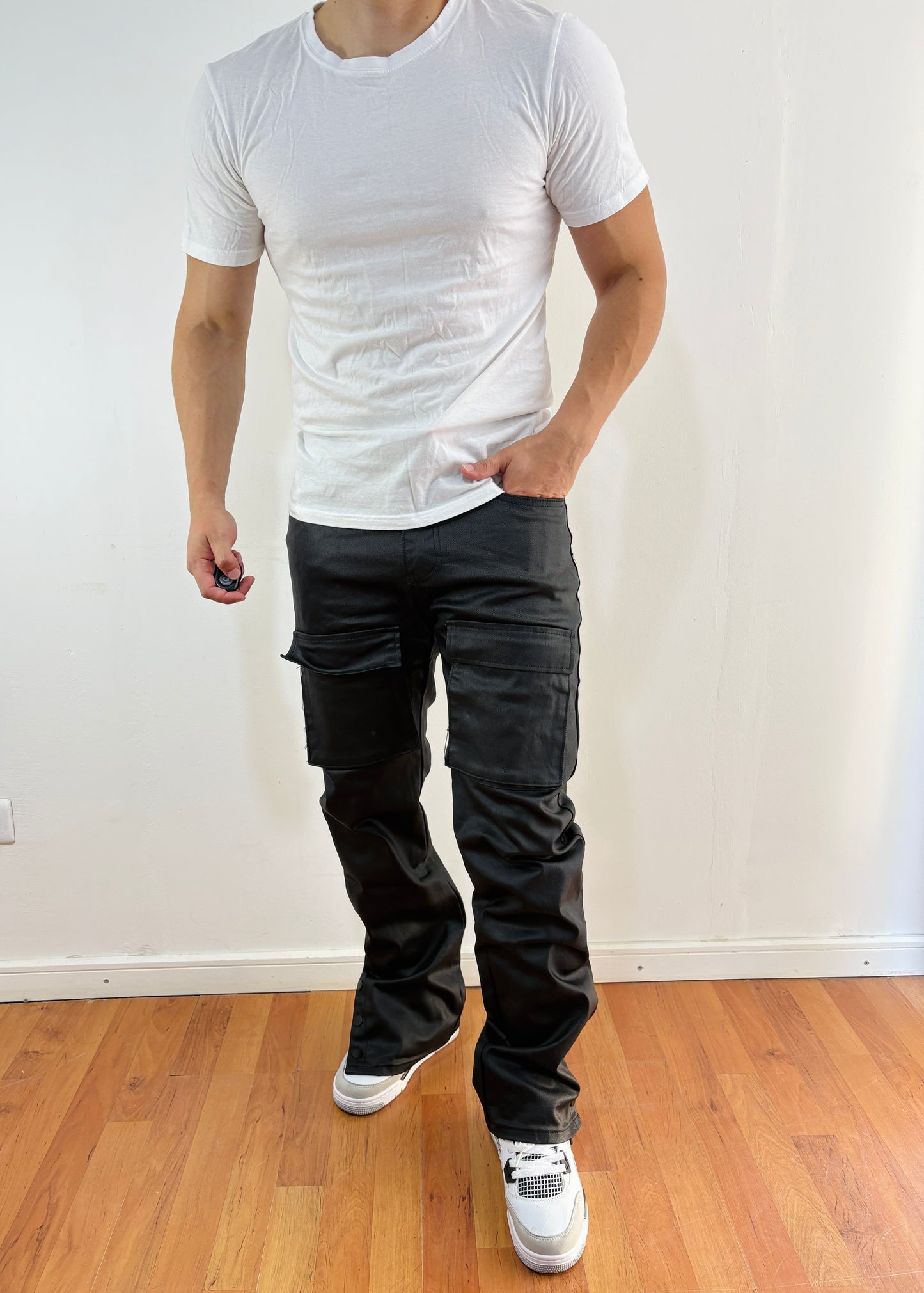 aaJeans Cuerina Black (FLARE)