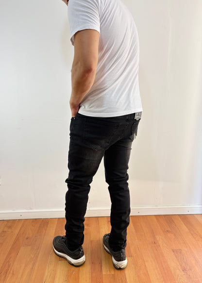 aaJeans Skinny Black Destroyed (elasticado)