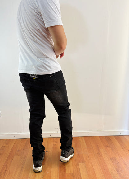 aaJeans Skinny Black Destroyed (elasticado)