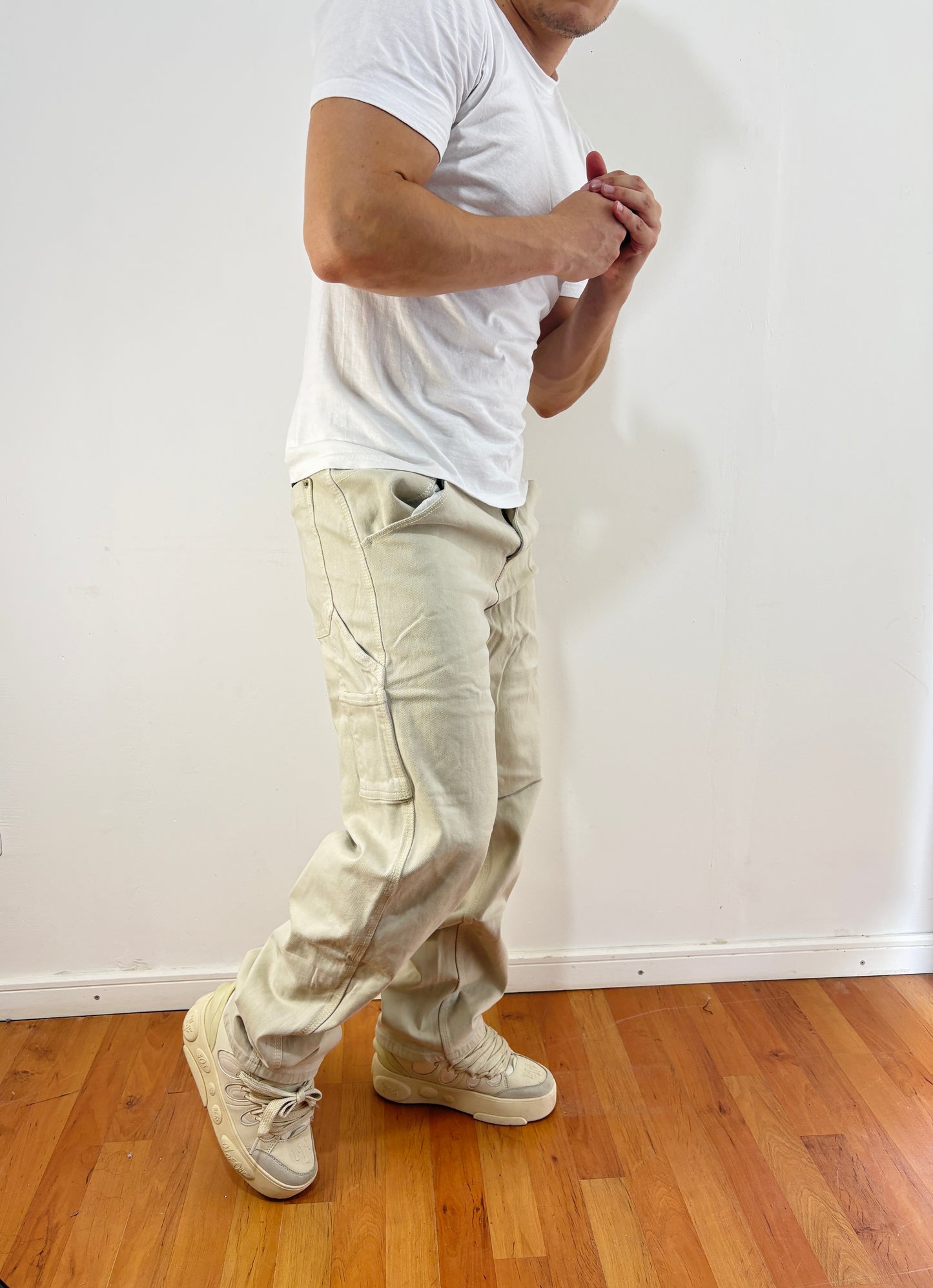 aaJeans MOM Beige (Elasticado)