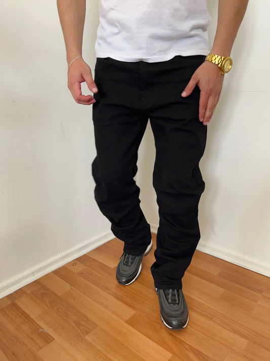 Jeans Mom Black (Fit recto elasticado)