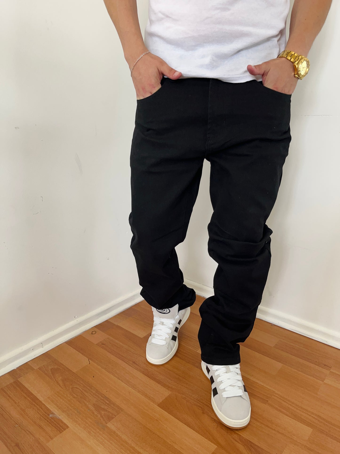 Jeans Mom Black (Fit recto elasticado)