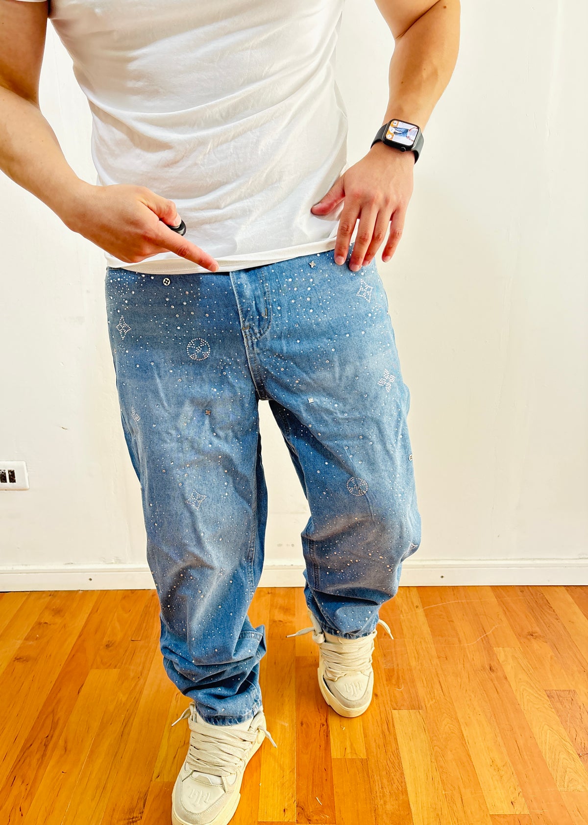 Jeans Pedreria Blue