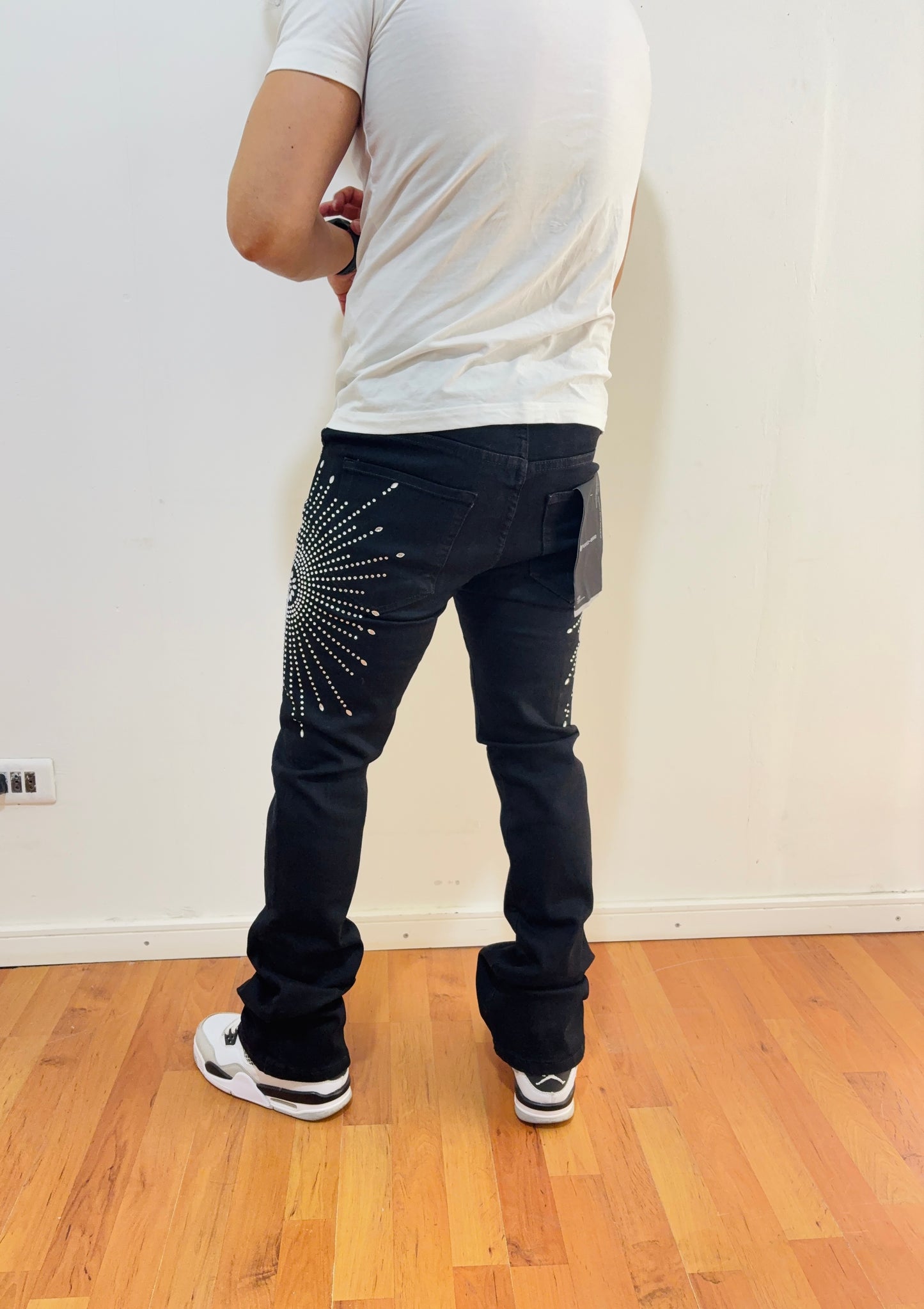 Jeans Flare Black Sun