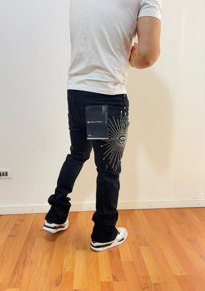 Jeans Flare Black Sun