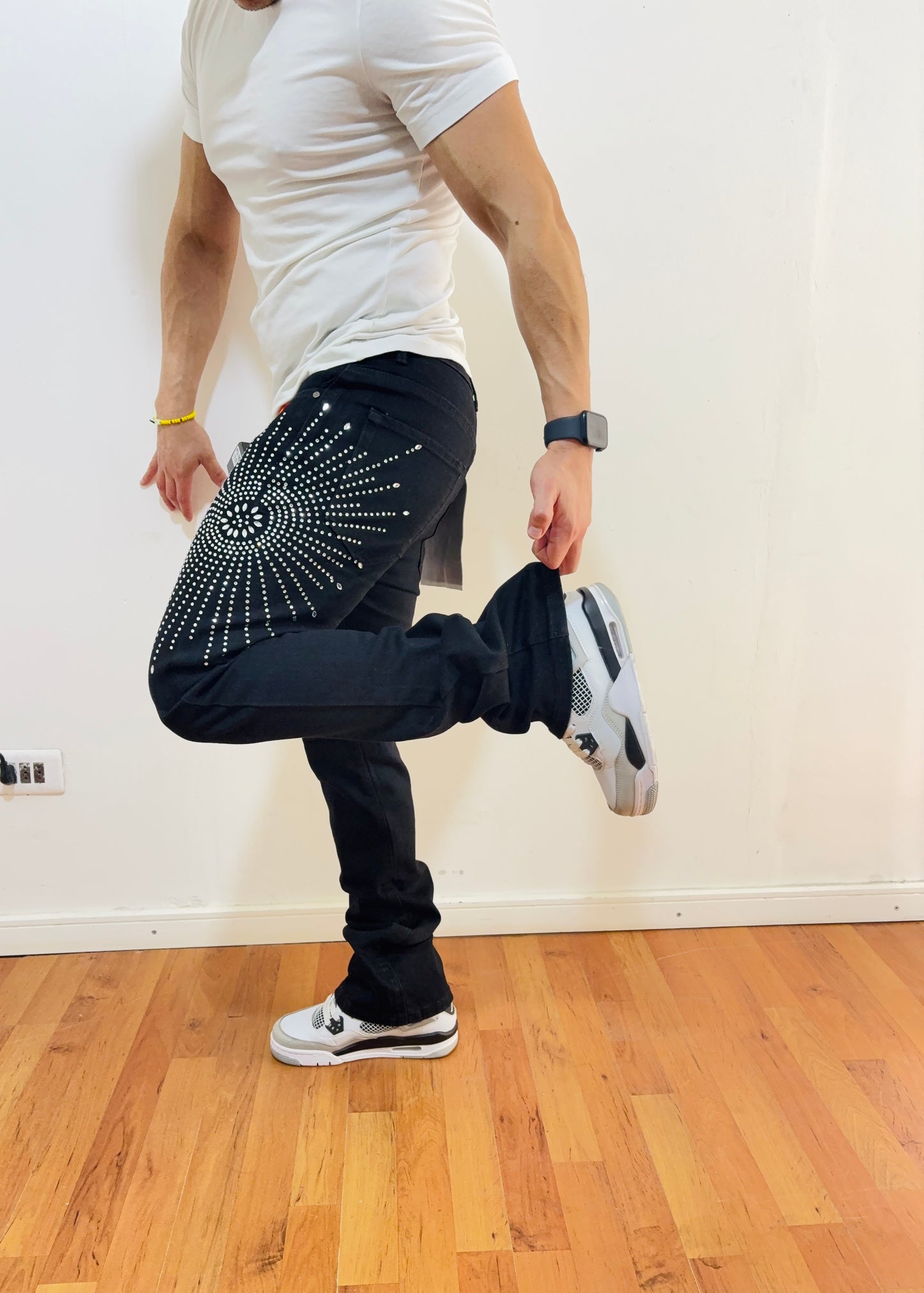 Jeans Flare Black Sun