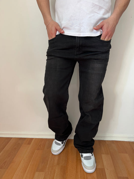 Jeans Clasico Black elasticado (Loose fit)