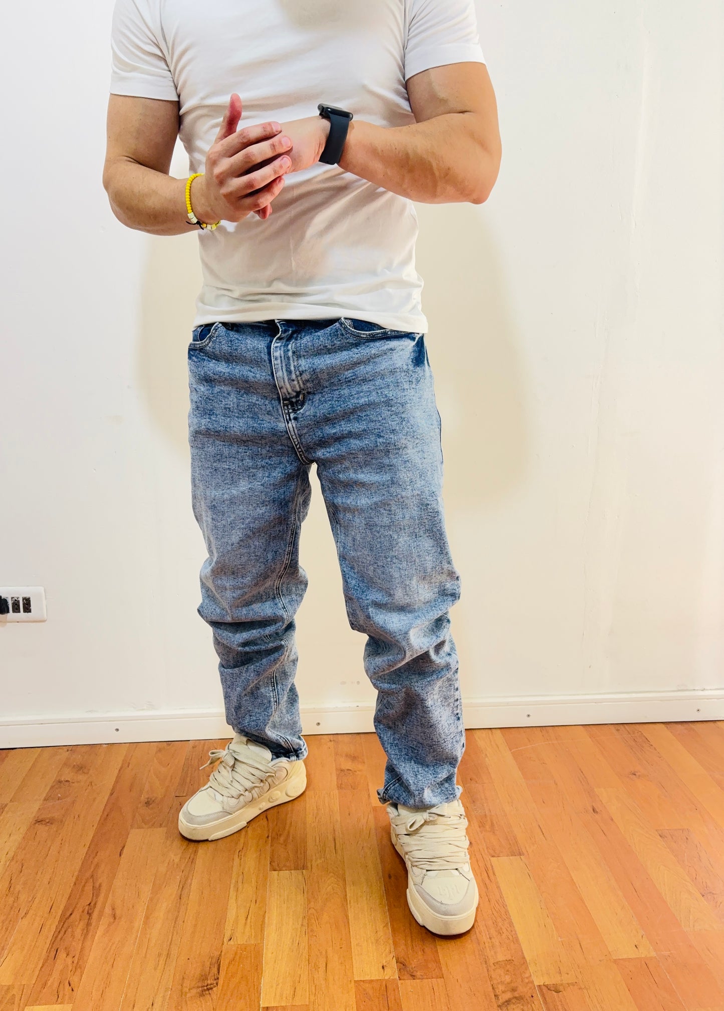 aJeans Mom Nube (Elasticado)