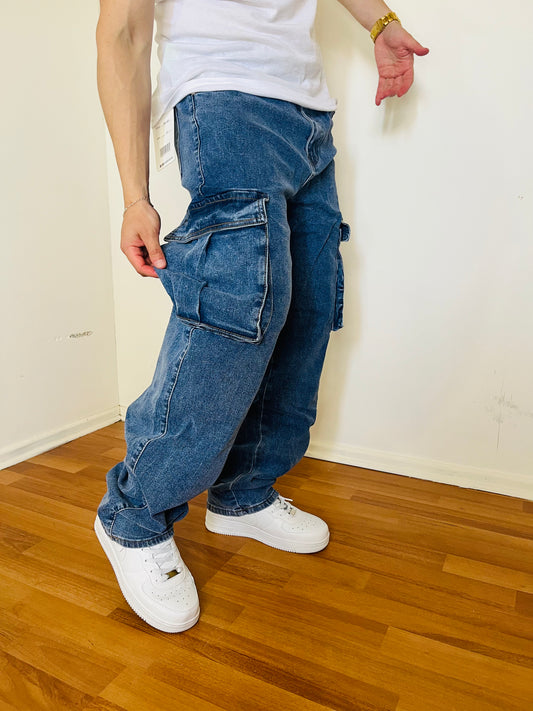 Jeans Cargo Malaga (elasticado)
