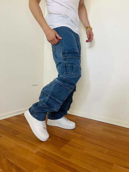 Jeans Cargo Barcelona (Loose Fit)