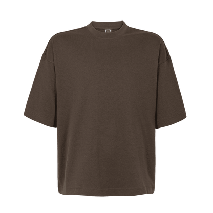 polera Cafe Oversize Alto Gramaje (280 Gr)