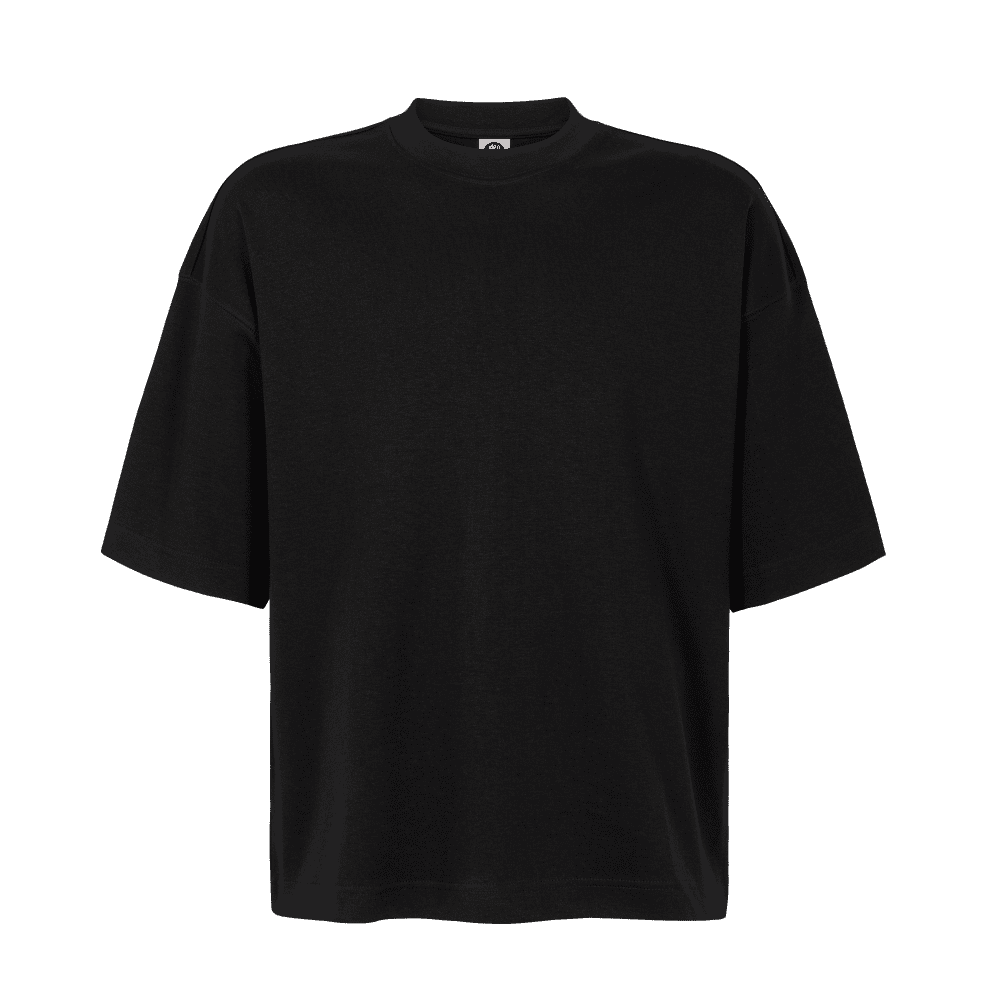 Polera Oversize Negra Alto gramaje (280 Gr.)